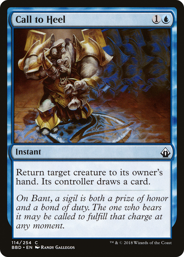 Call to Heel (BBD-114) - Battlebond Foil