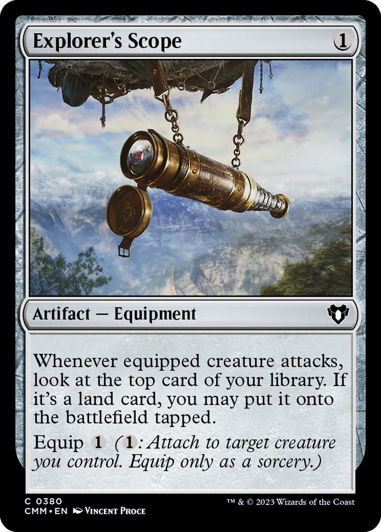 Lunette d'exploration (CMM-380) - Commander Masters Foil 