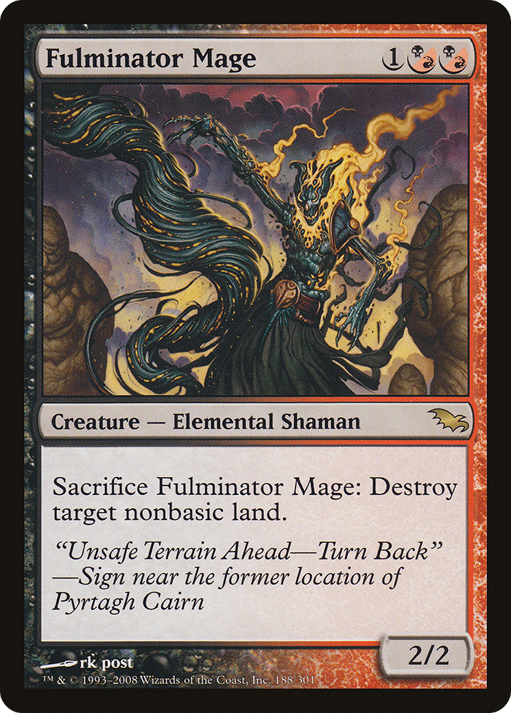 Mage Fulminator (SHM-188) - Shadowmoor Foil 