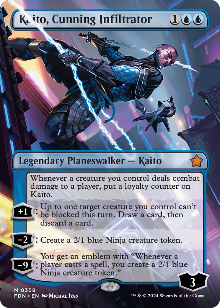 Kaito, l'infiltré rusé (FDN-358) - Fondations (sans bordure) Foil 