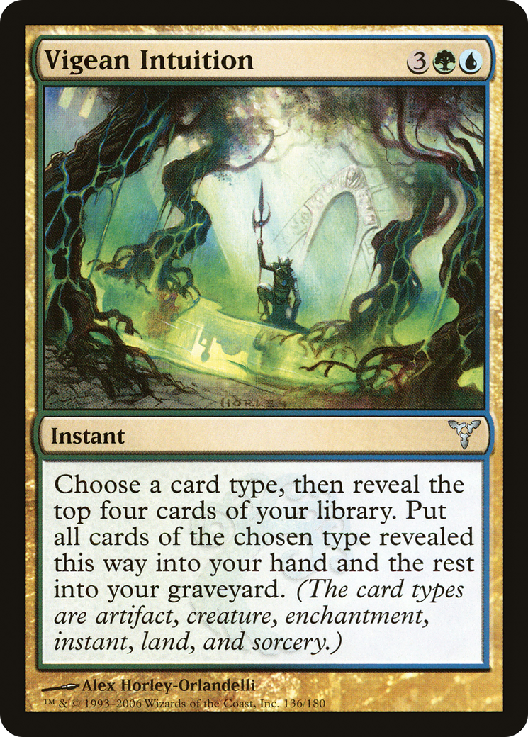 Intuition Vigean (DIS-136) - Feuille de dissension 