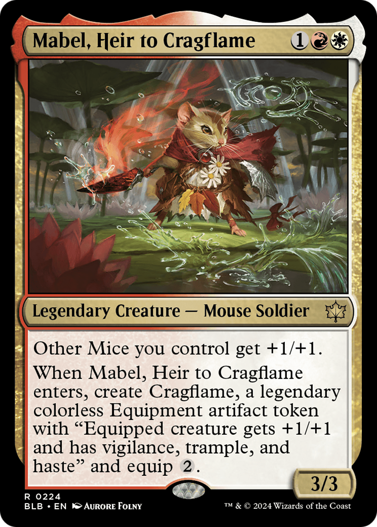 Mabel, héritière de Cragflame (BLB-224) - Bloomburrow 