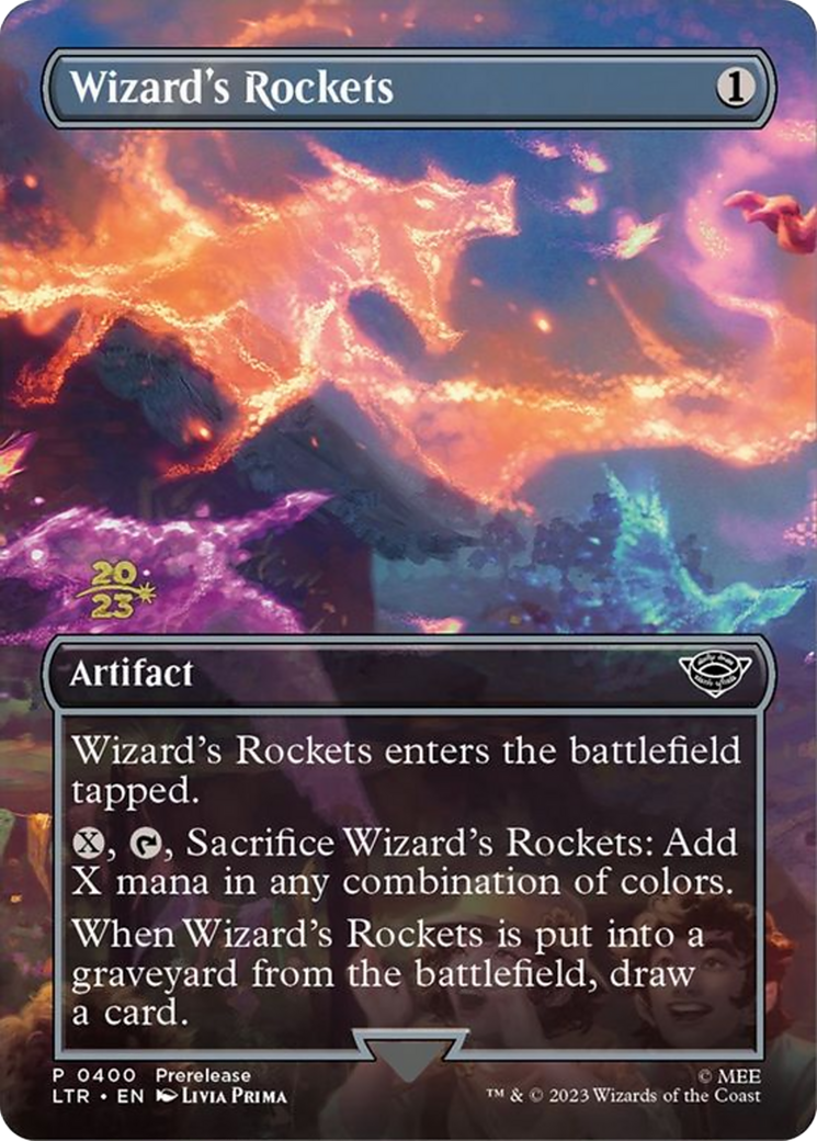 Wizard's Rockets (PLTR-400S) - Tales of Middle-earth Promos (Borderless) Foil