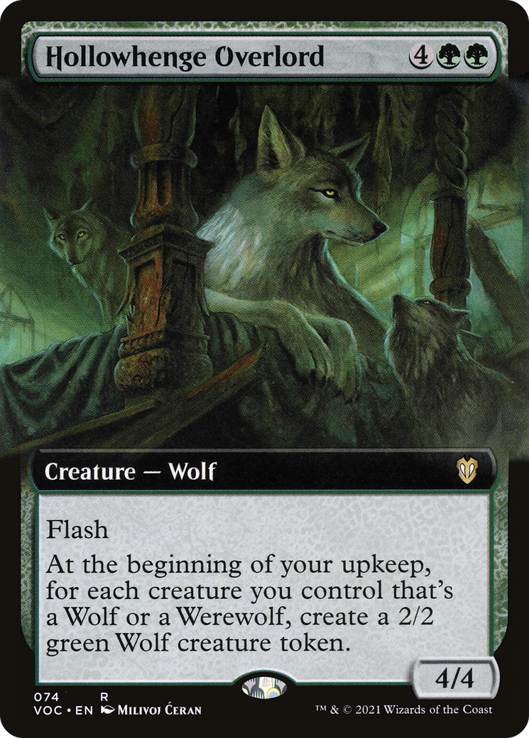 Hollowhenge Overlord (VOC-074) - Crimson Vow Commander : (Extended Art) 