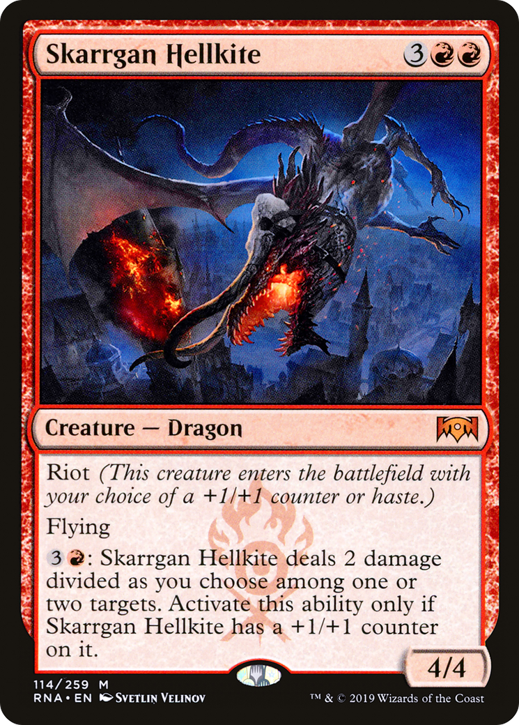 Skarrgan Hellkite (RNA-114) - L'allégeance de Ravnica 