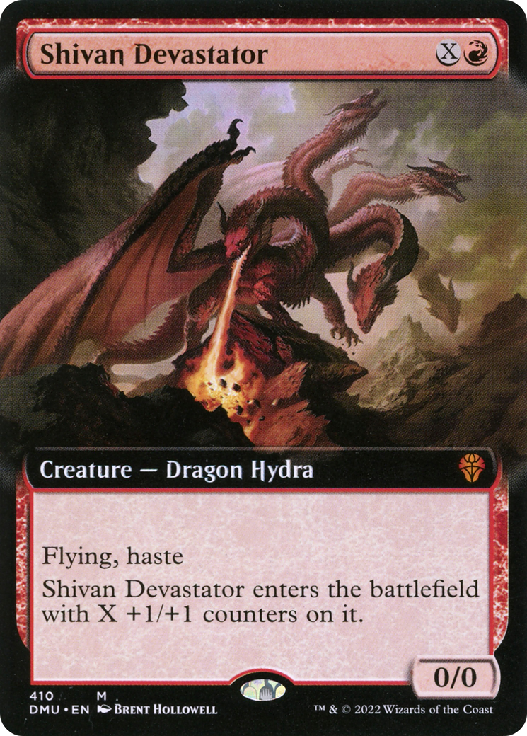 Shivan Devastator (Extended Art) (DMU-410) - Dominaria United: (Extended Art)