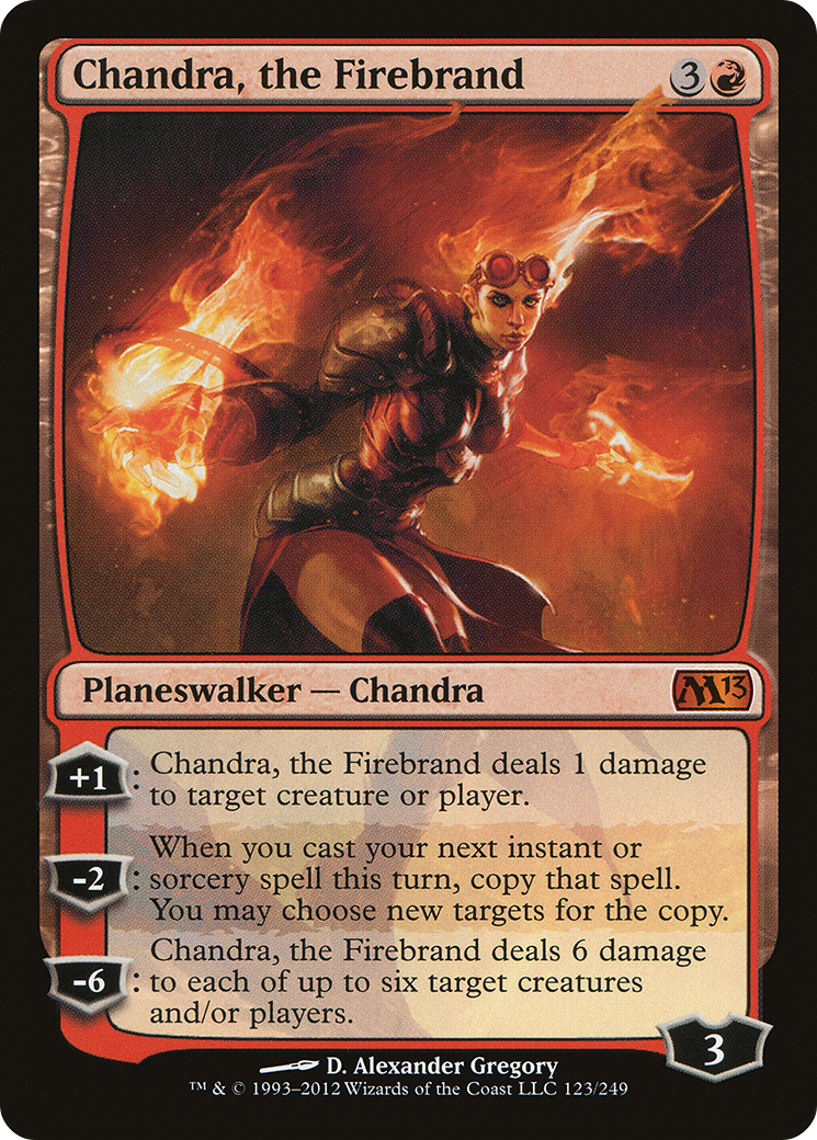 Chandra, le Brûleur de Feu (M13-123) - Magic 2013