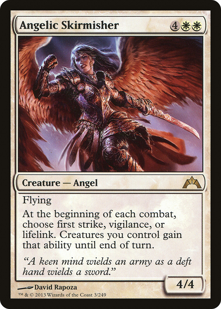 Angelic Skirmisher (GTC-003) - Gatecrash Foil 