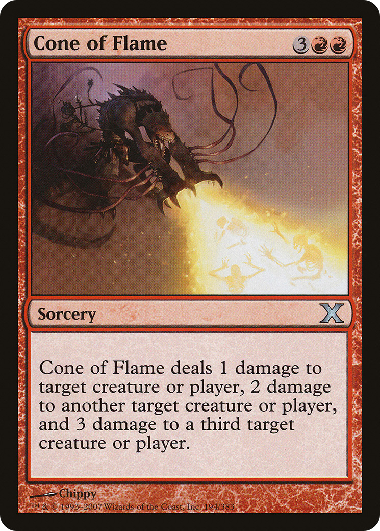 Cone of Flame (10E-194) - Tenth Edition Foil