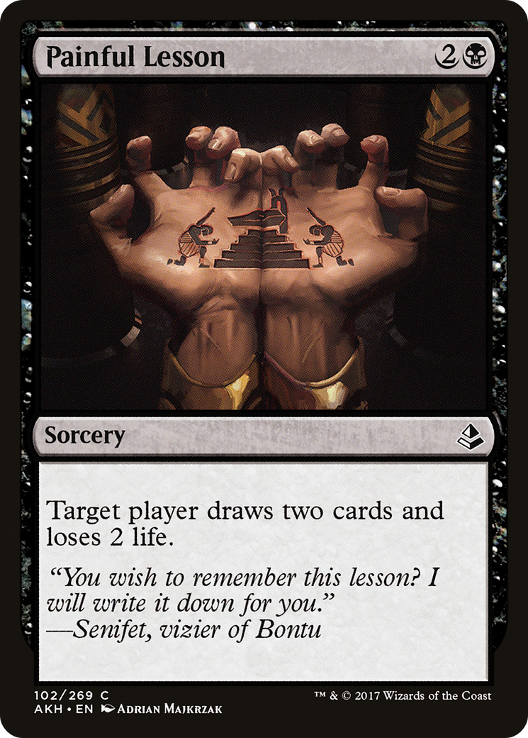 Leçon douloureuse (AKH-102) - Amonkhet 