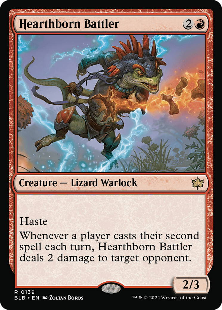 Hearthborn Battler (BLB-139) - Bloomburrow Foil