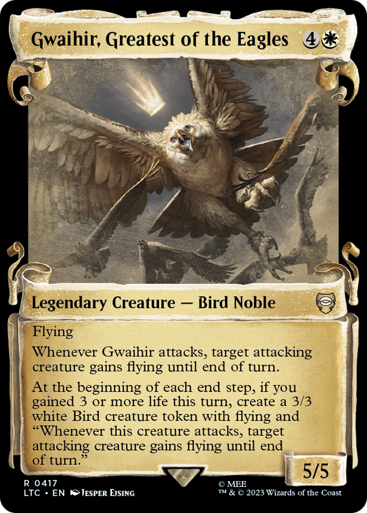 Gwaihir, Greatest of the Eagles (Showcase Scrolls) (LTC-417) - Tales of Middle-earth Commander: (Showcase)