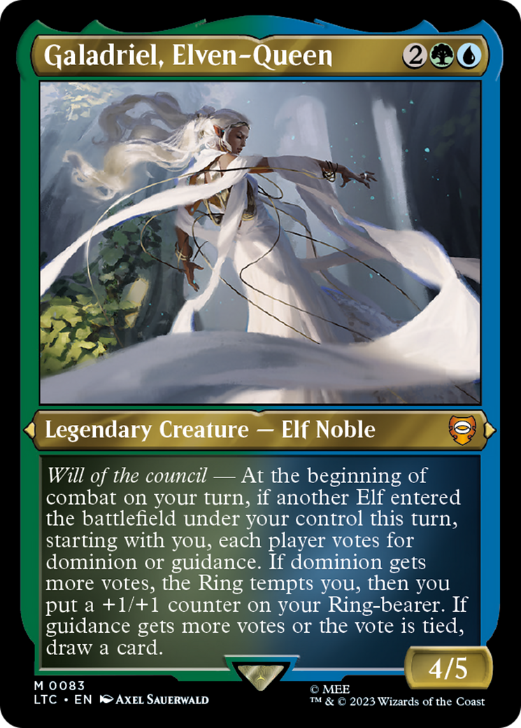 Galadriel, Elven-Queen (LTC-083) - Tales of Middle-earth Commander Etched Foil