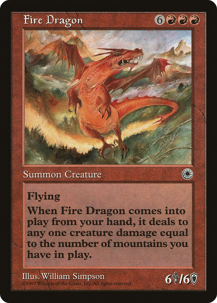 Dragon de Feu (POR-125) - Portail 