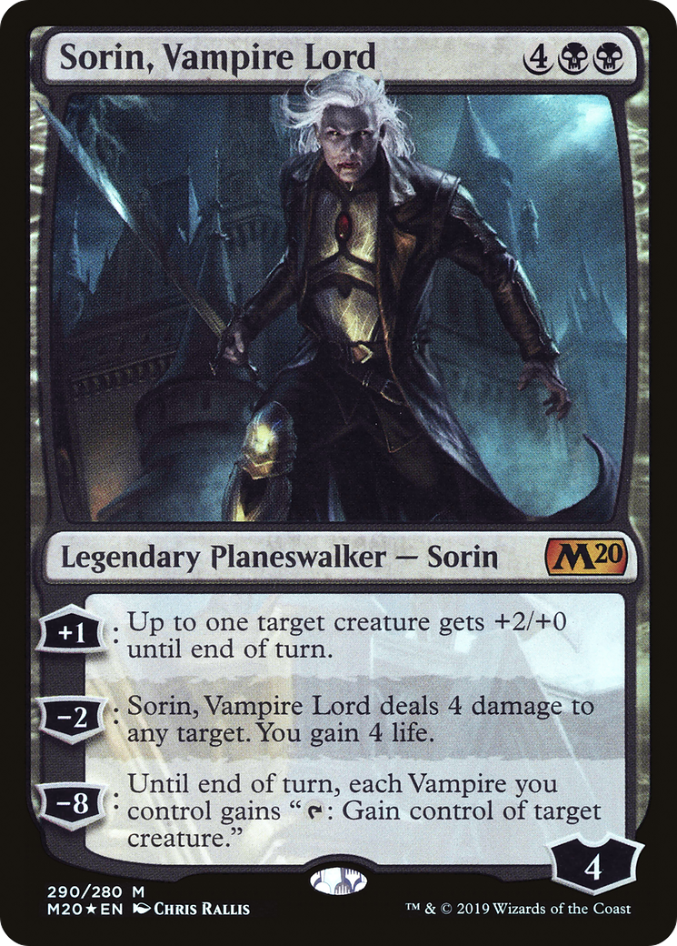 Sorin, Vampire Lord (M20-290) - Core Set 2020 Foil