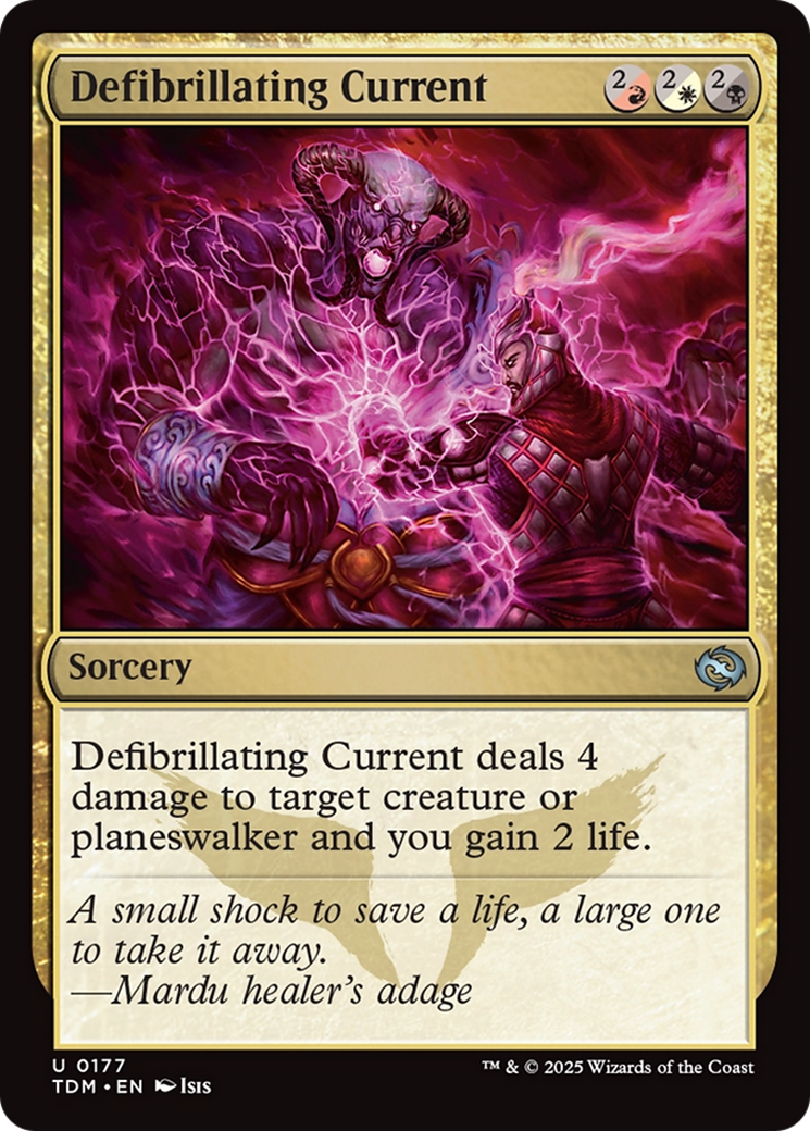 Courant défibrillant (TDM-177) - Tarkir : Dragonstorm Foil 