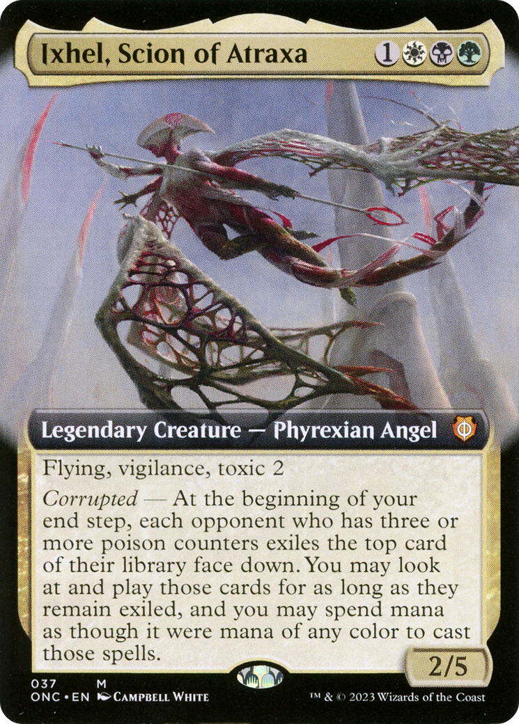 Ixhel, descendant d'Atraxa (ONC-037) - Phyrexia : Tous ne seront plus qu'un, commandant : (Extended Art) 