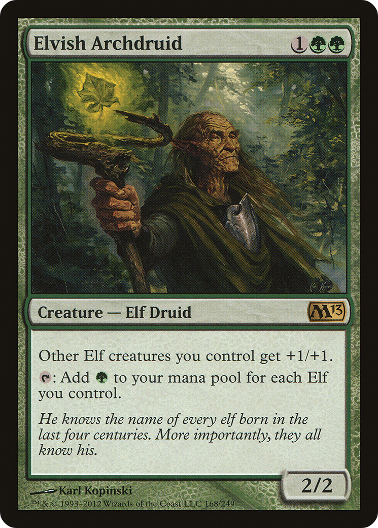 Archidruide elfique (M13-168) - Magic 2013 Foil