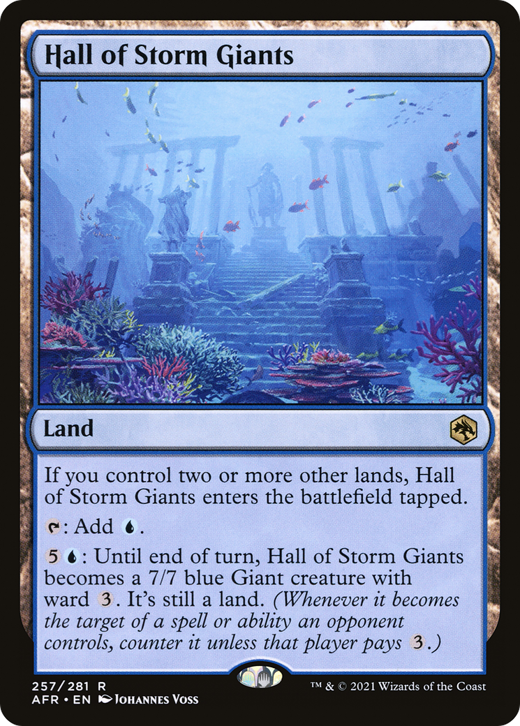 Hall of Storm Giants (AFR-257) - Adventures in the Forgotten Realms