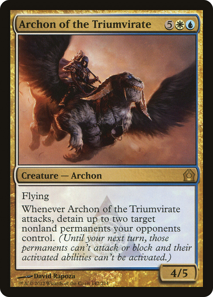 Archon of the Triumvirate (RTR-142) - Return to Ravnica