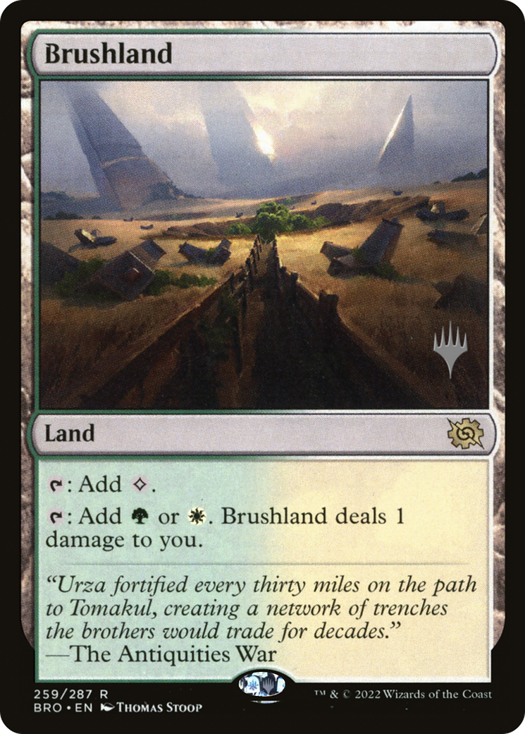 Brushland (PPBRO-259) - The Brothers' War Promos