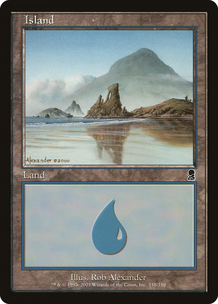 Island (338) (ODY-338) - Odyssey Foil