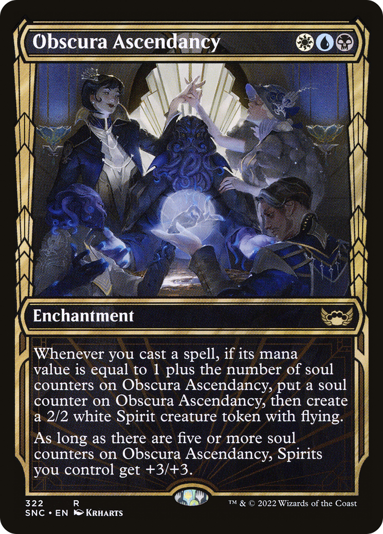 Obscura Ascendancy (SNC-322) - Rues de New Capenna : (Vitrine) Feuille