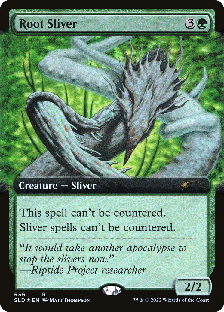 Root Sliver (SLD-656) - Secret Lair Drop: (Extended Art) Foil