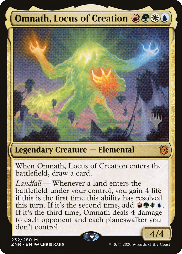 Omnath, Locus of Creation (PPZNR-232) - Zendikar Rising Promos Foil