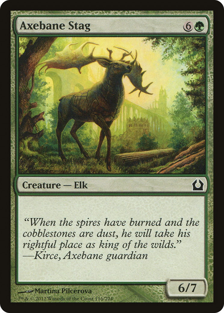 Axebane Stag (RTR-116) - Return to Ravnica Foil
