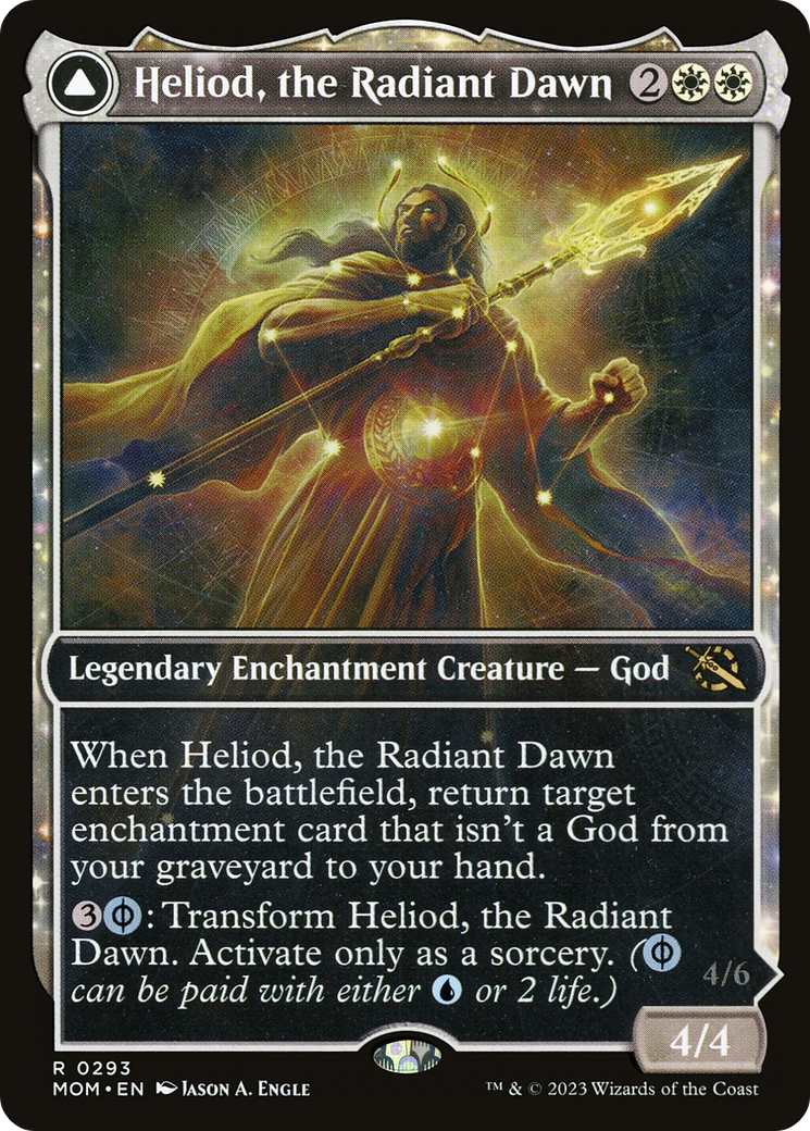 Heliod, the Radiant Dawn (Showcase) (MOM-293) - March of the Machine: (Showcase, enchantment) Foil