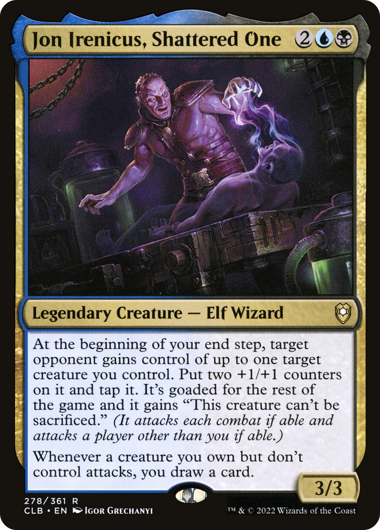 Jon Irenicus, Brisé (CLB-278) - Commander Legends : La Bataille pour Baldur's Gate (Foil) 