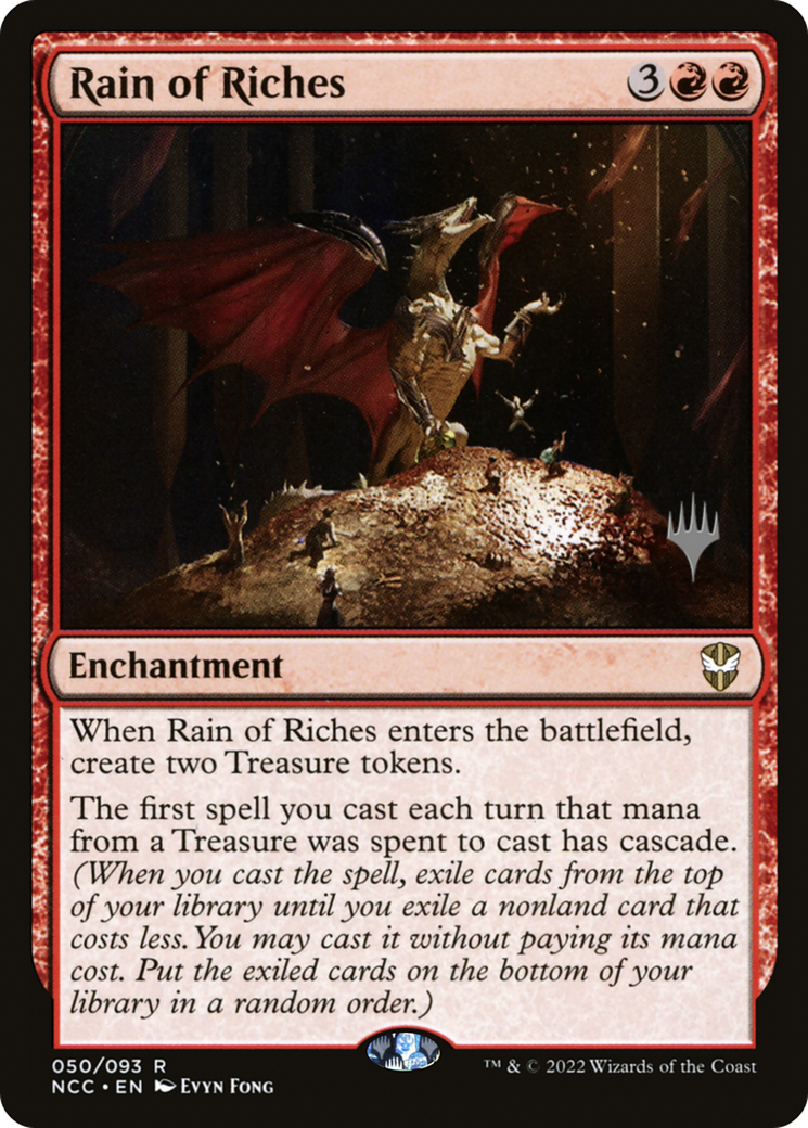 Rain of Riches (PPSNC-50P) - New Capenna Commander Promos Foil