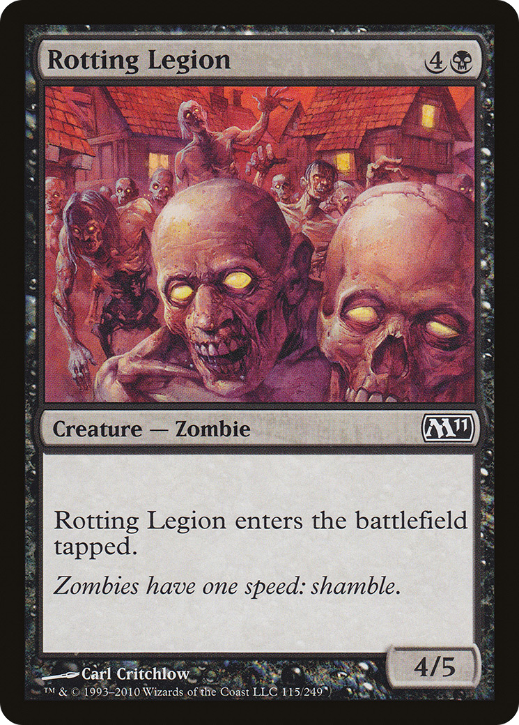 Rotting Legion (M11-115) - Magic 2011 Foil
