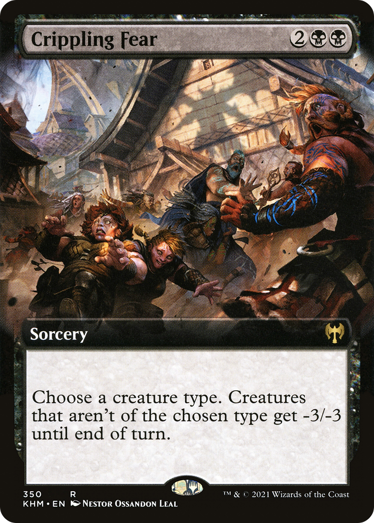 Peur paralysante (KHM-350) - Kaldheim : (Extended Art) Foil