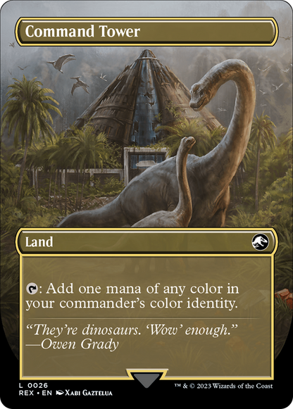 Command Tower (Borderless) (REX-026) - Jurassic World Collection (Borderless)