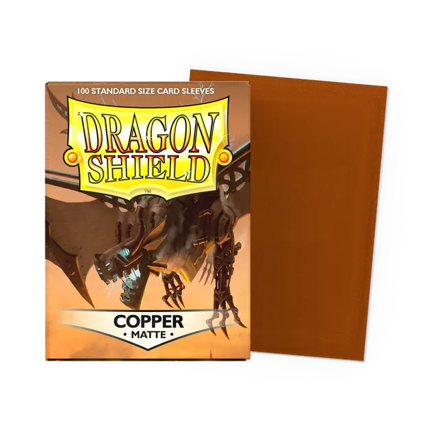Dragon Shield - Copper - Matte Sleeves - Standard Size