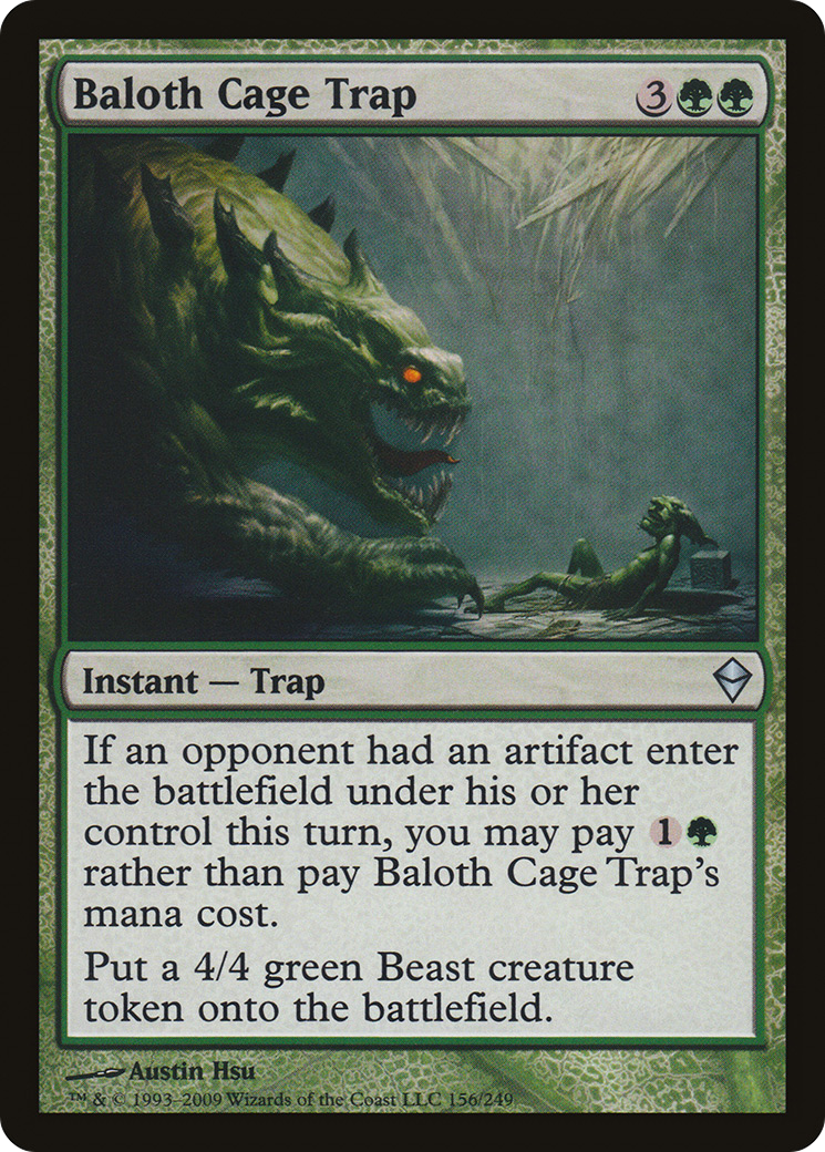 Piège à cage Baloth (ZEN-156) - Zendikar 