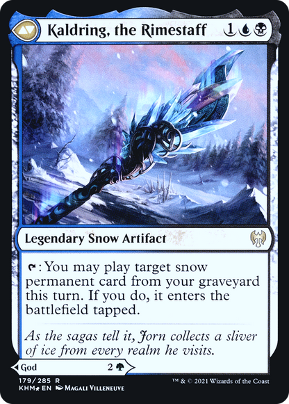 Jorn, God of Winter (PRE-179S) - Kaldheim Promos: (snow) Foil