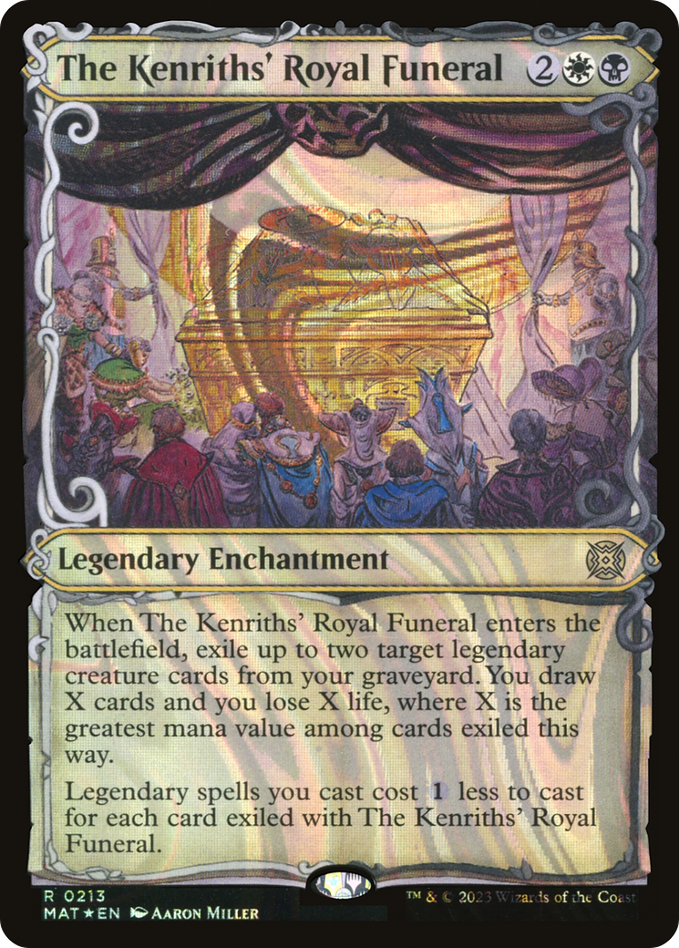 The Kenriths' Royal Funeral (Halo Foil) (MAT-213) - March of the Machine: The Aftermath: (Showcase) Foil