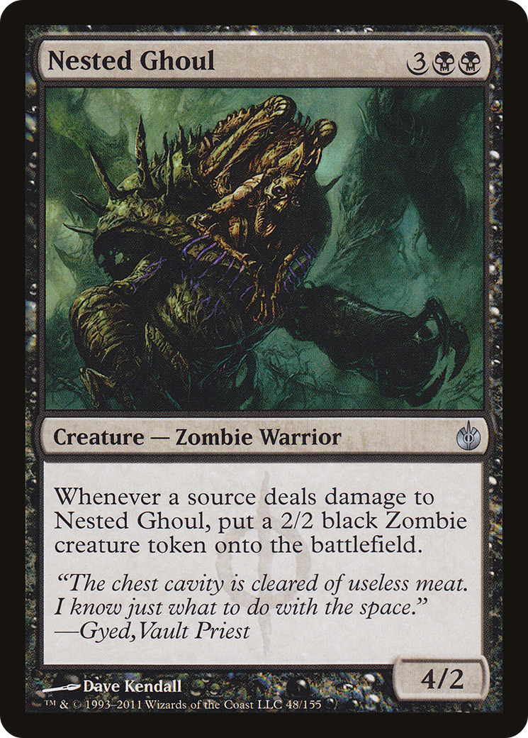Goule imbriquée (MBS-048) - Mirrodin assiégée 