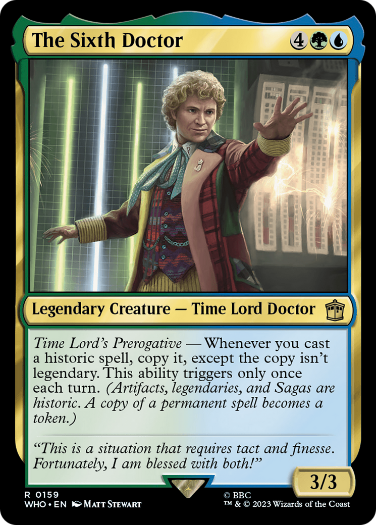 The Sixth Doctor (WHO-159) - Doctor Who
