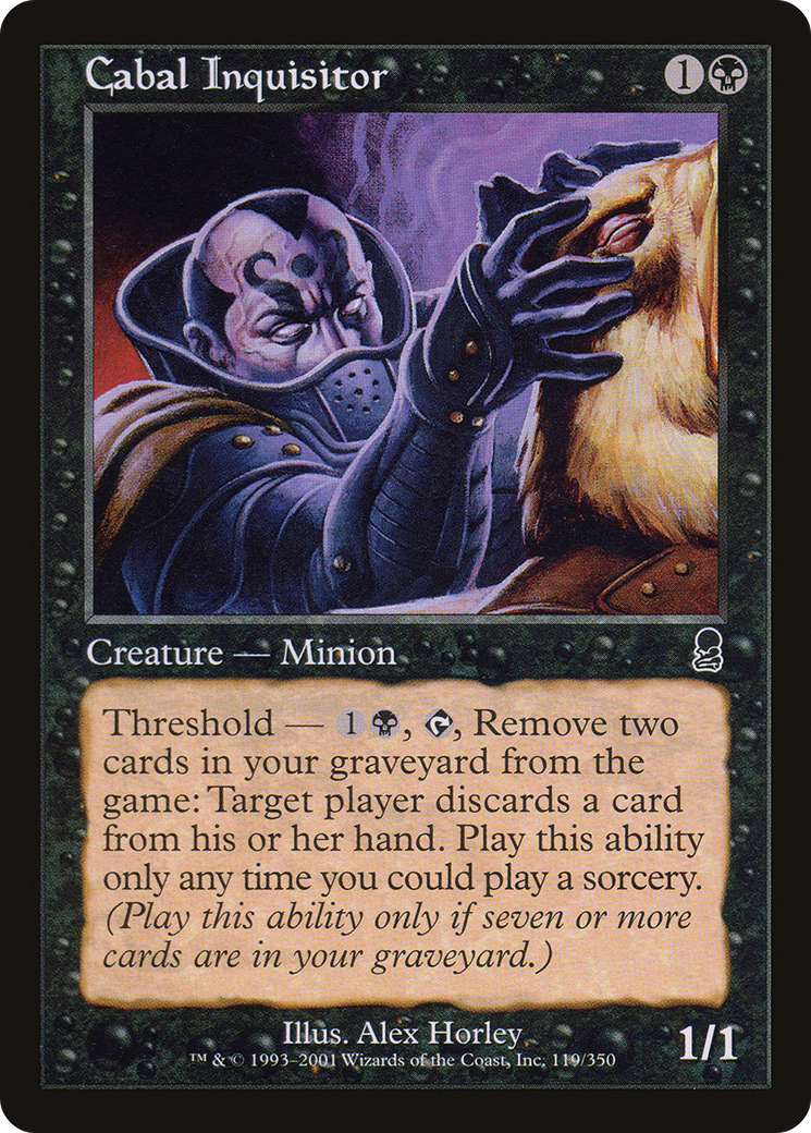 Inquisiteur de la Cabale (ODY-119) - Odyssey Foil 