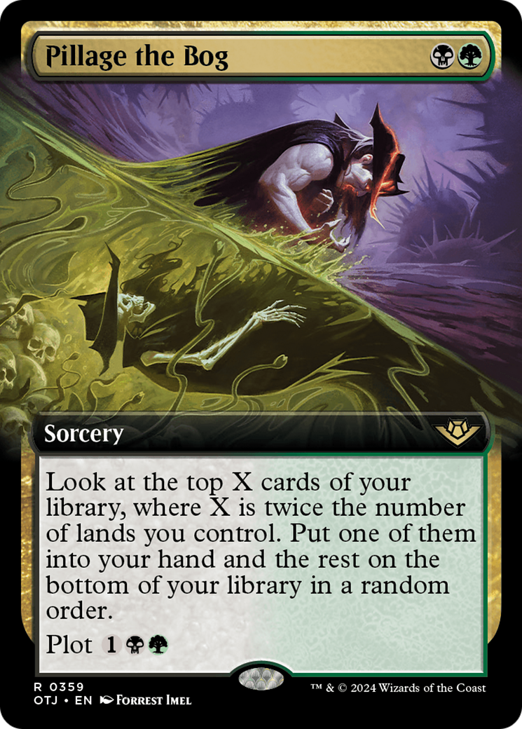 Pillage the Bog (Extended Art) (OTJ-359) - Outlaws of Thunder Junction: (Extended Art) Foil