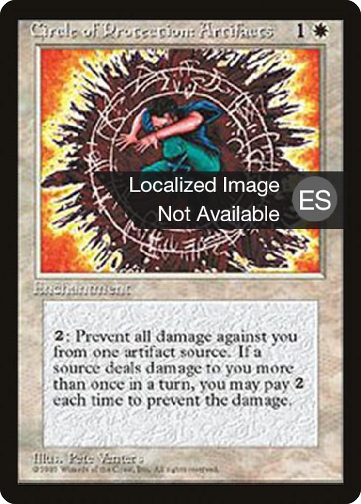 Circle of Protection: Artifacts (4BB-) - Fourth Edition Foreign Black Border