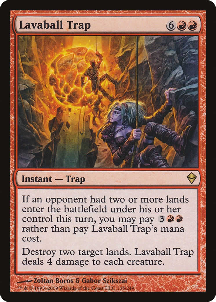 Lavaball Trap (ZEN-135) - Zendikar Foil