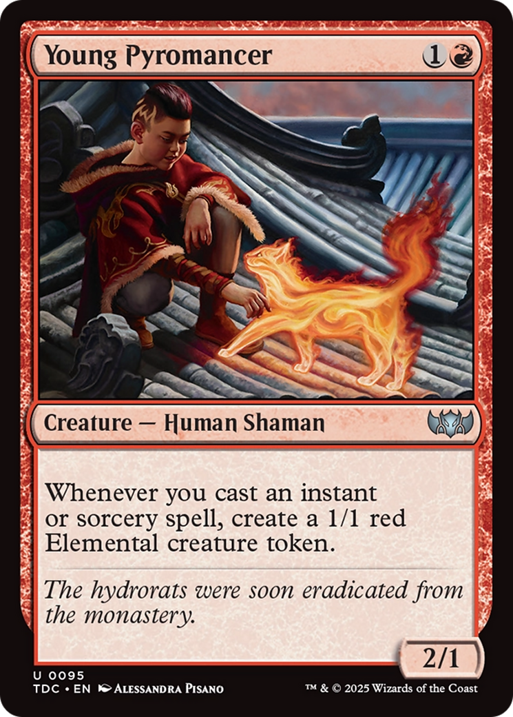 Jeune Pyromancien (TDC-095) - Commandant : Tarkir : Tempête de Dragons 