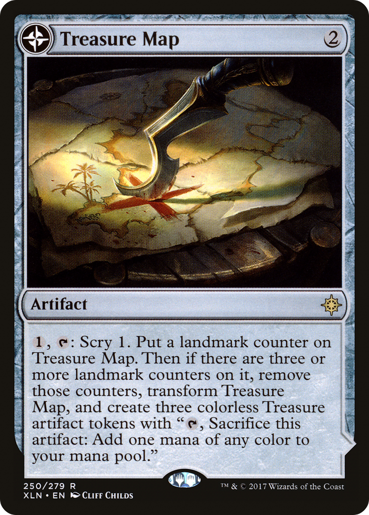 Carte au trésor // Treasure Cove (XLN-250) - Ixalan : (compasslanddfc) Foil 