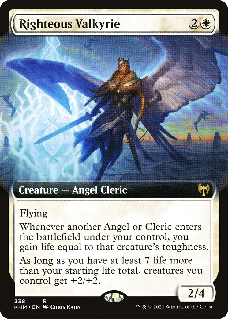 Valkyrie vertueuse (KHM-338) - Kaldheim : (Extended Art)