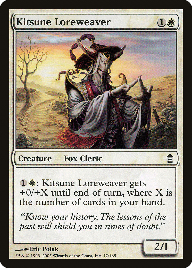 Kitsune Loreweaver (SOK-017) - Les Sauveurs de Kamigawa 